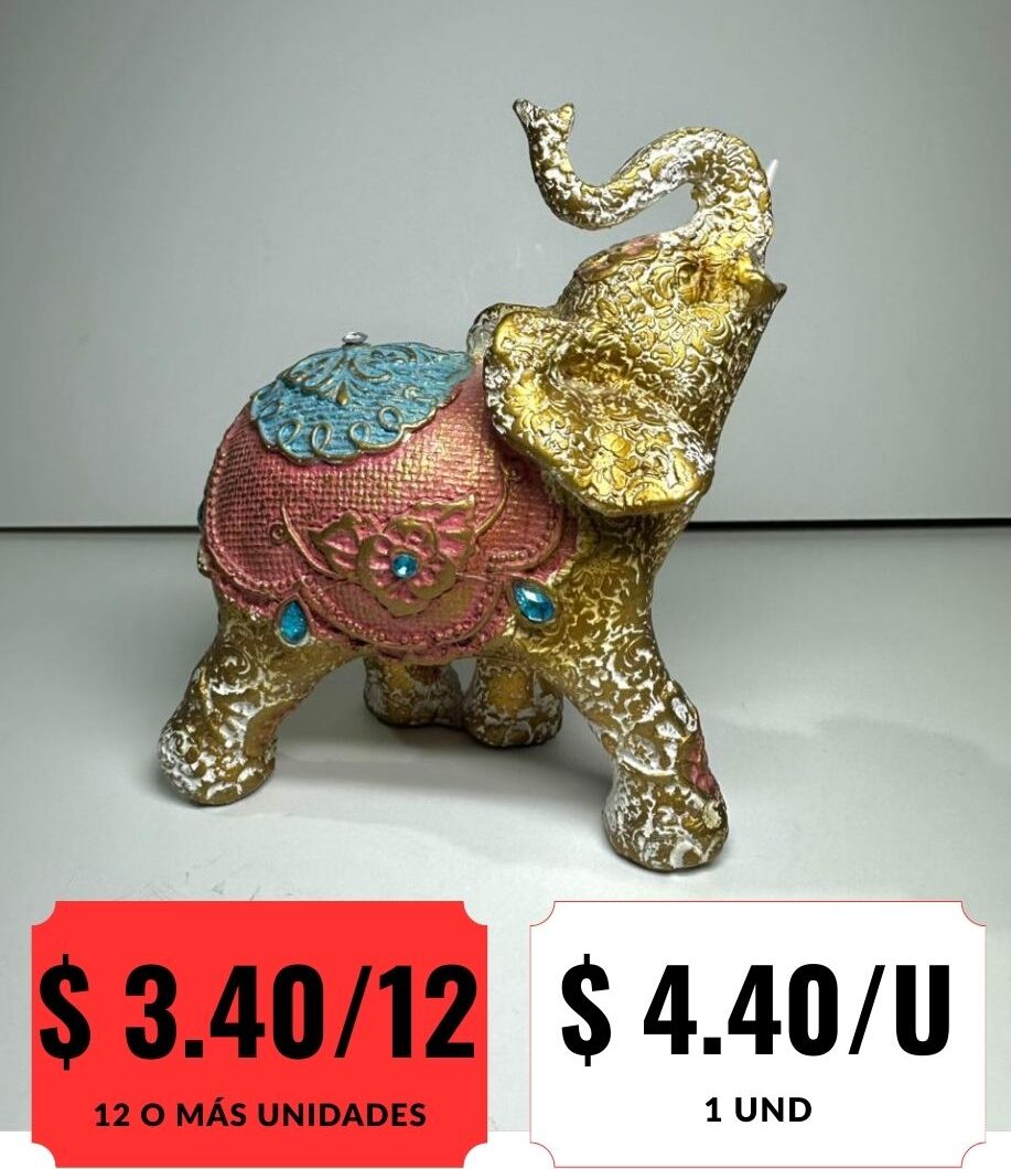 Figura decorativa de un elefante