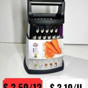 Rallador de acero inoxidable de 4 caras