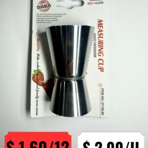 Vaso medidor doble