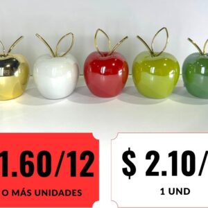 Decoración de manzana