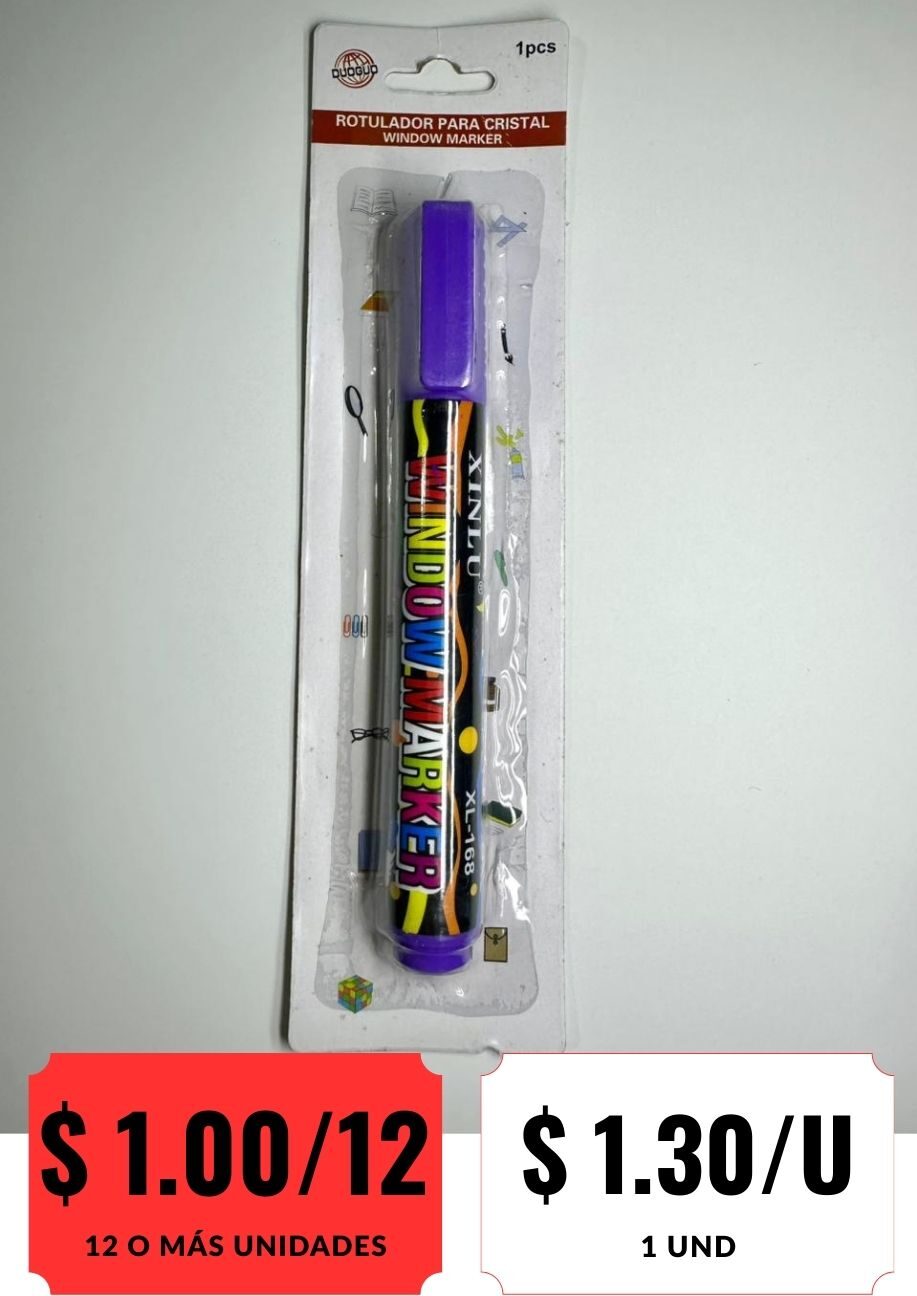 Rotulador para cristal