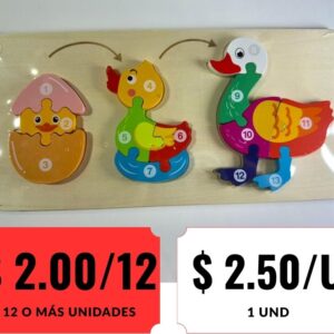 Rompecabezas de encaje de madera
