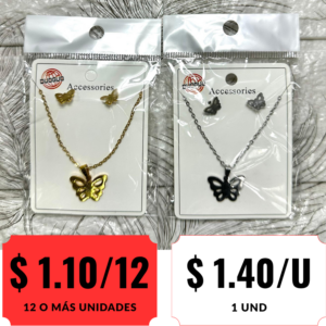 Set collar y aretes