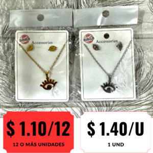 Set collar y aretes