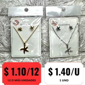 Set collar y aretes