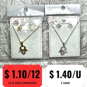 Set collar y aretes