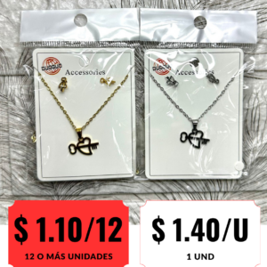 Set collar y aretes