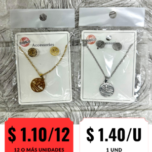Set collar y aretes