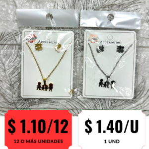 Set collar y aretes