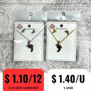 Set collar y aretes