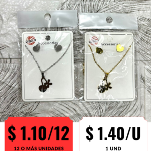 Set collar y aretes