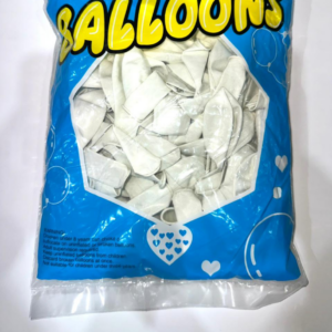 Globos de Color Blanco Mate