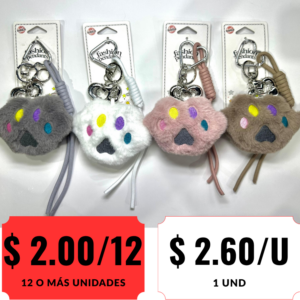 Llavero Pata de Peluche