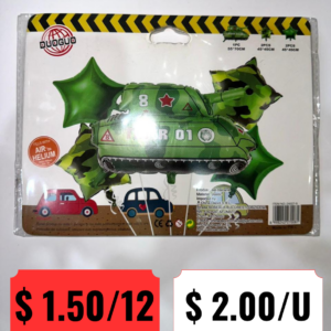 Set de Globos Army Tank