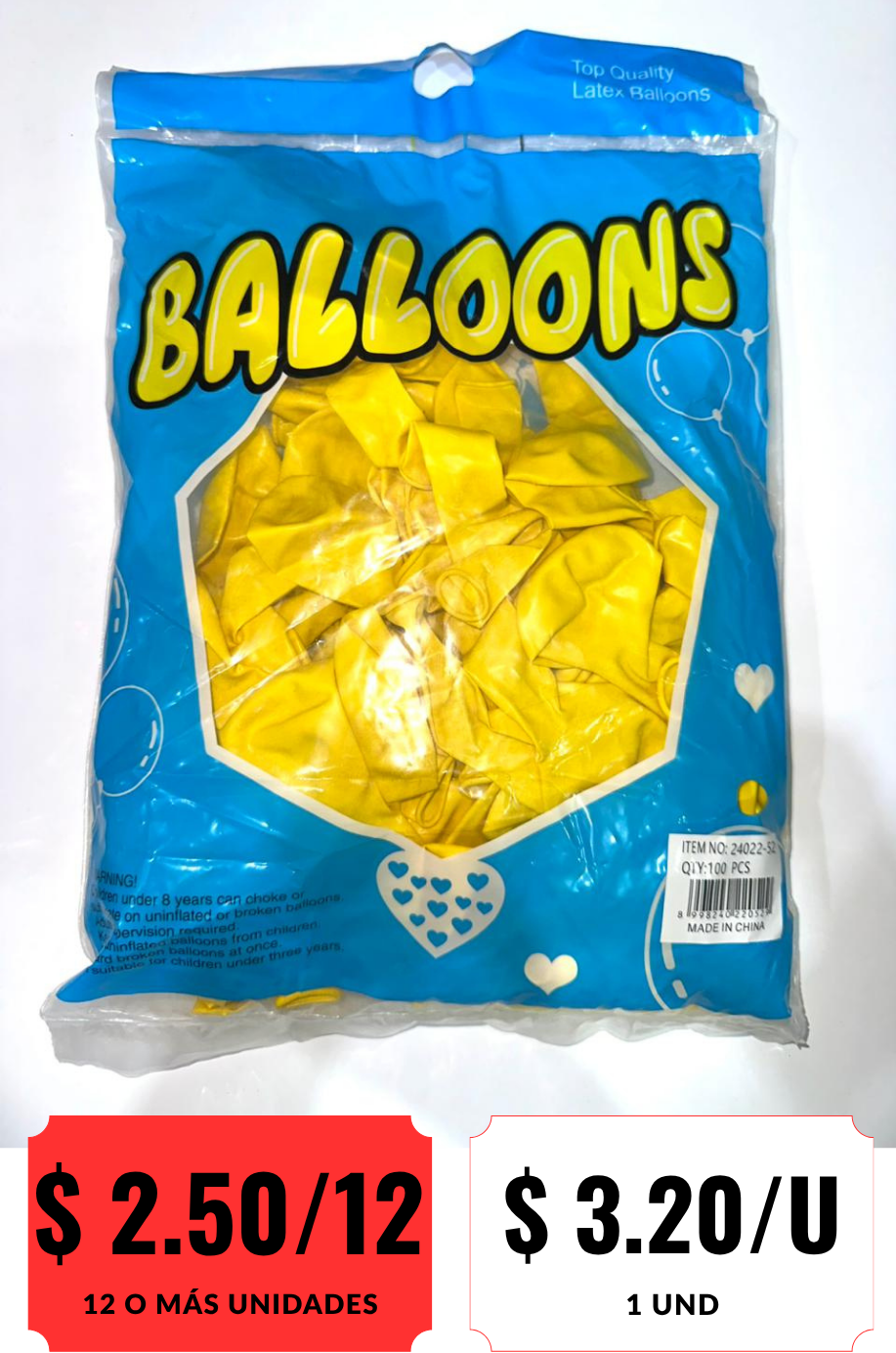 Globos de Color Amarillo