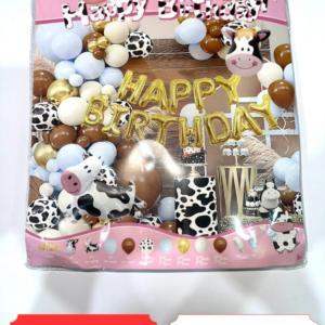 Kit de Decoración Cow Happy Birthday