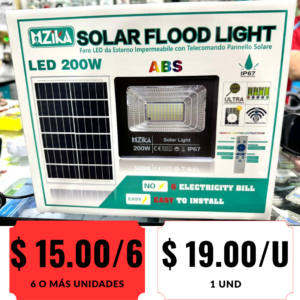 Reflector Solar LED MZIKA 200W