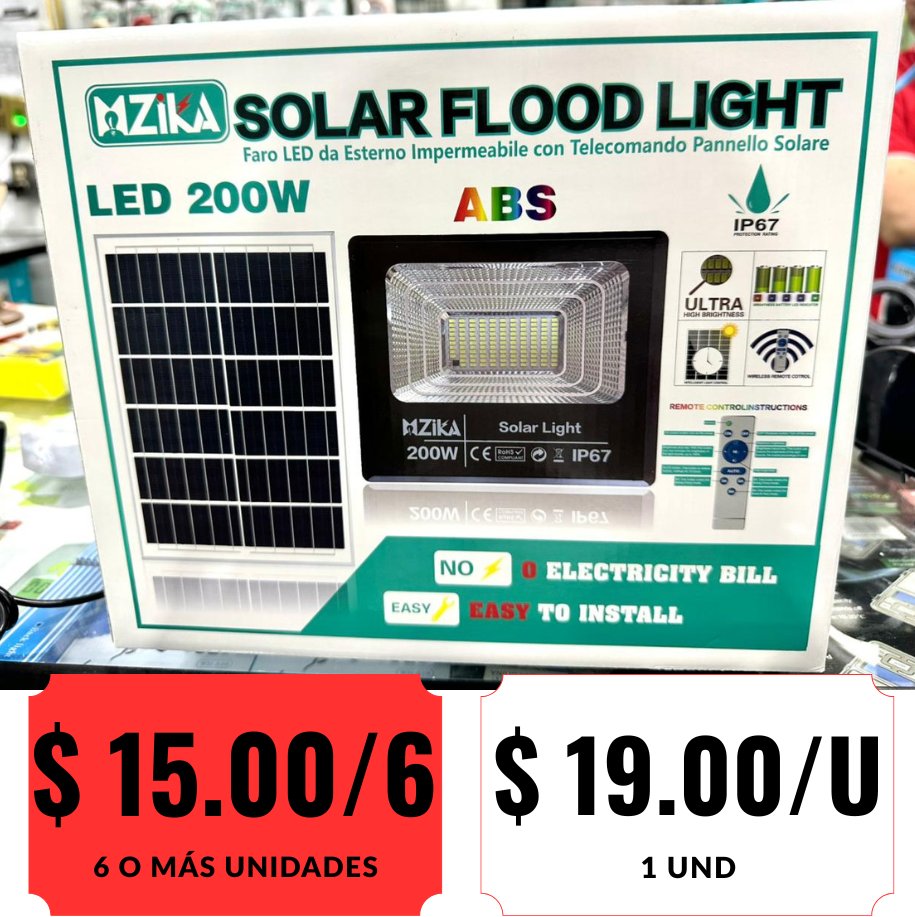 Reflector Solar LED MZIKA 200W