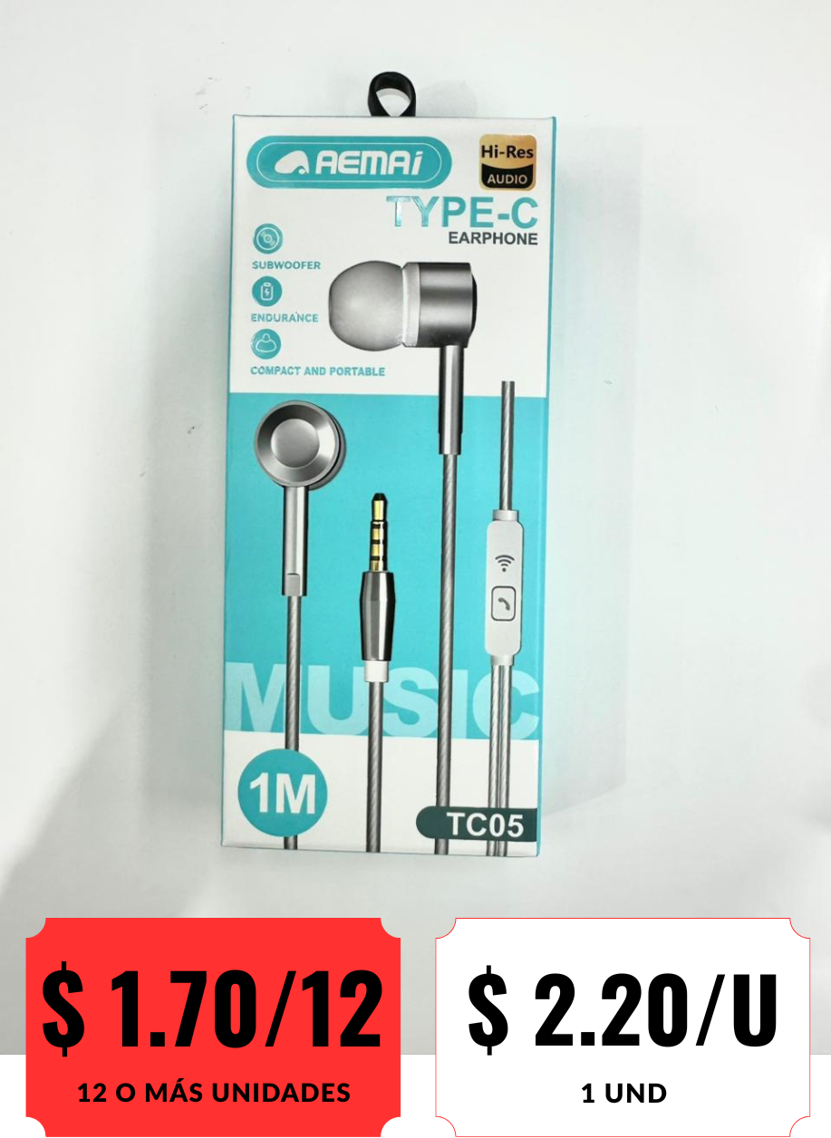 Audífonos In-Ear